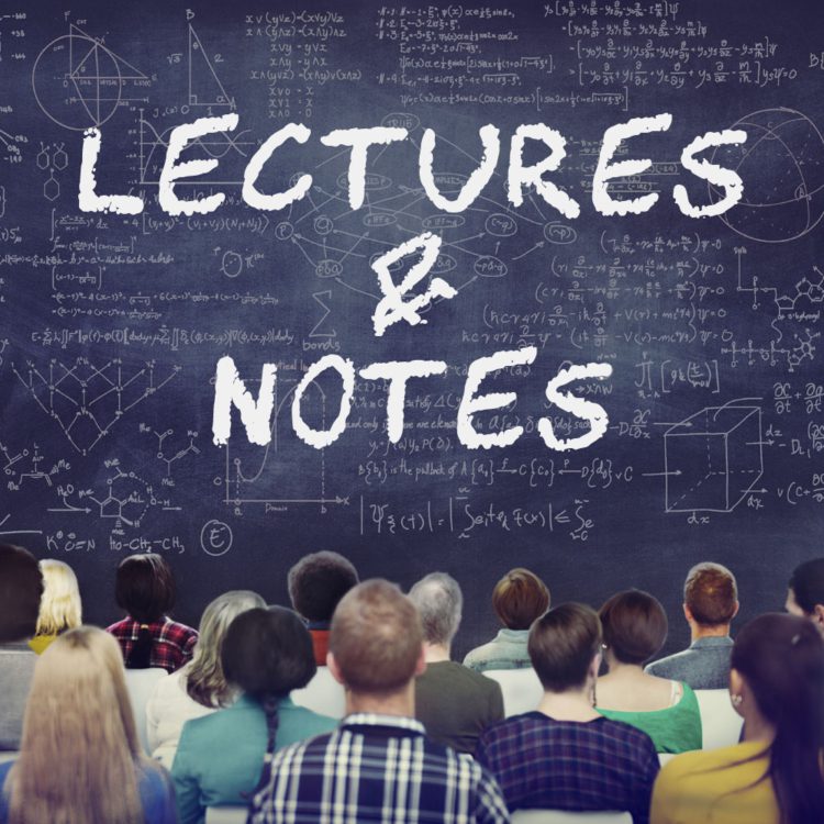 Lectures & Lecture Notes
